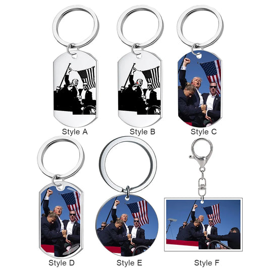 Trump America Keychain President Key Ring