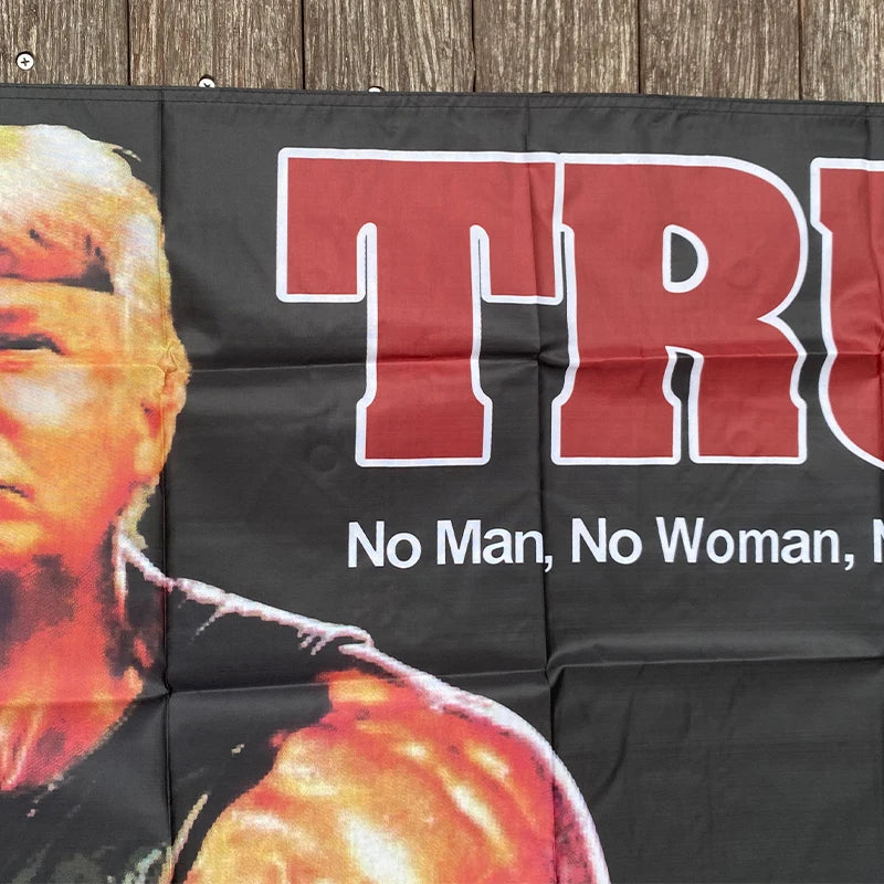 Trump Rambo Flag