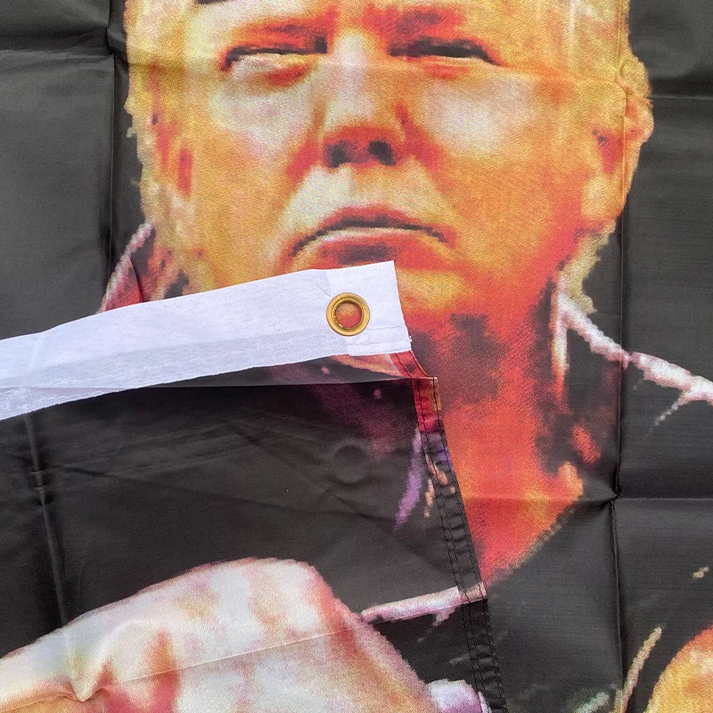 Trump Rambo Flag