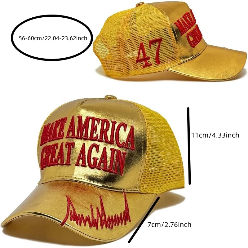 GOLD MAGA HAT